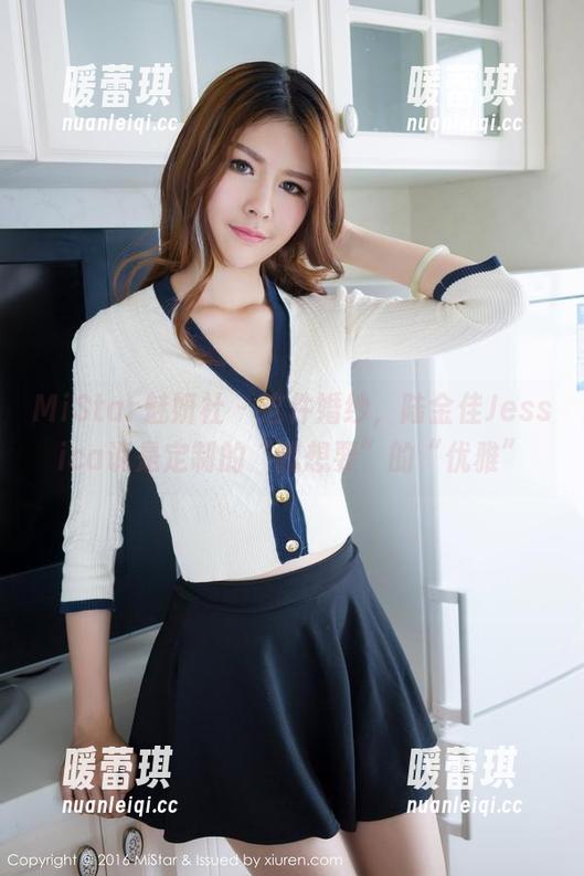 MiStar魅妍社 - 这件婚纱，陆金佳Jessica说是定制的“我想要”的“优雅”