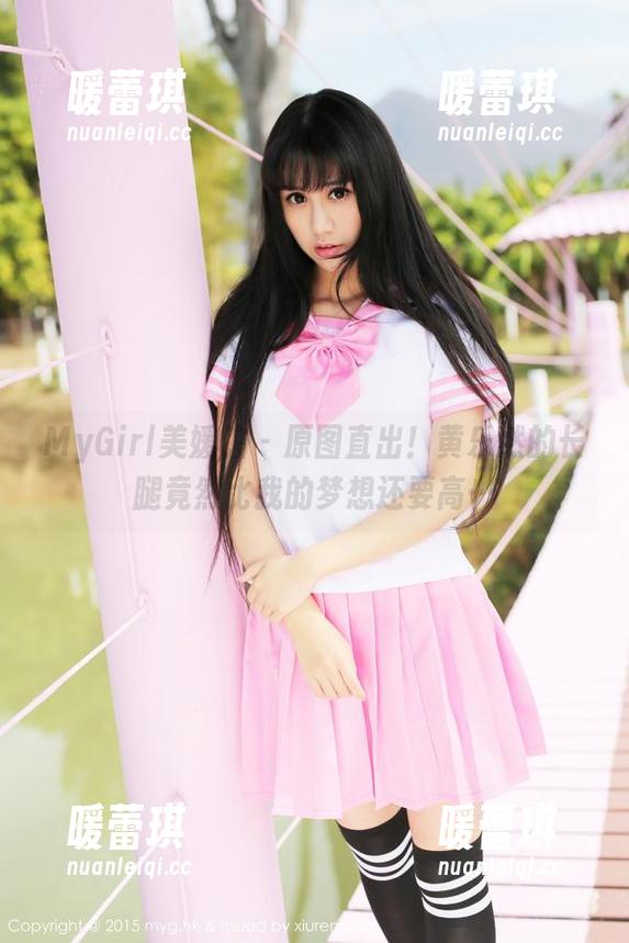 MyGirl美媛馆-黄乐然 MyGirl美媛馆 - 原图直出!黄乐然的长腿竟然比我的梦想还要高…