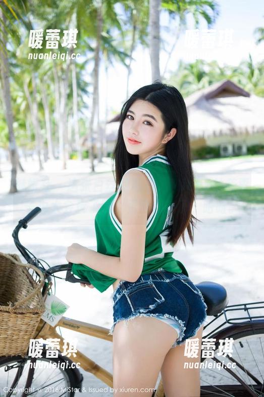 魅妍社 - 这张白丝的私拍，Mieko林美惠子也太会玩了吧！资源都来了，哈哈。